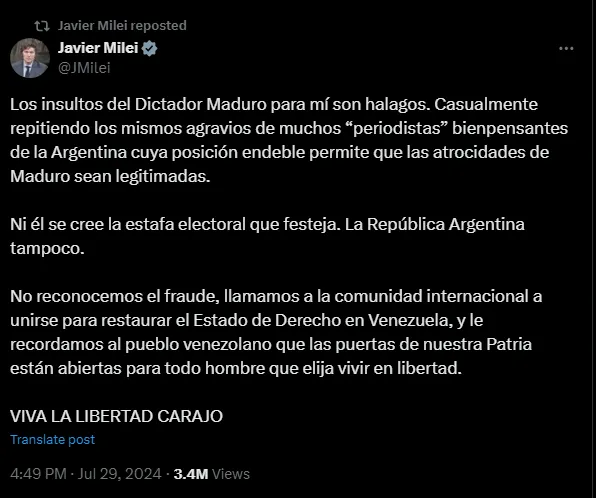 tweet milei1