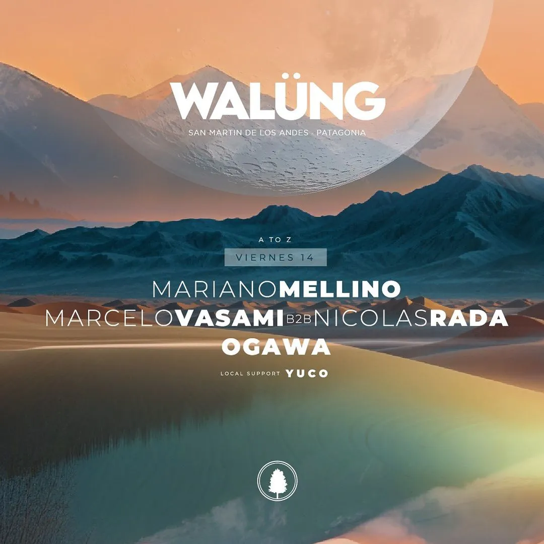 Viernes 14 de Febrero Line Up ( A to Z )Mariano Mellino Marcelo Vasami b2b Nicolás Rada OgawaLocal Support ( Yuco ) @marianomellino@marcelovasami@nicorada@dj_ogawa@yuco.music Tickets en venta en www.cafacces