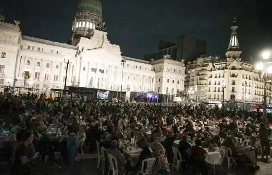navidad frente al congreso